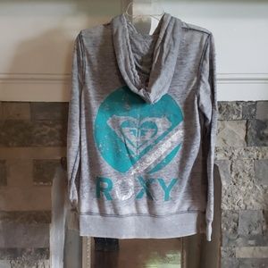 Roxy Full Zip Jacket/Hoodie Size Large